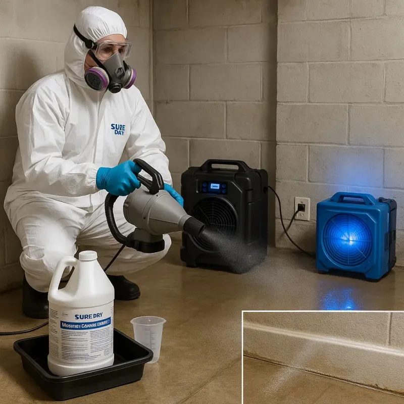 Sanitization and Odor Removal process in Seabrook, MD